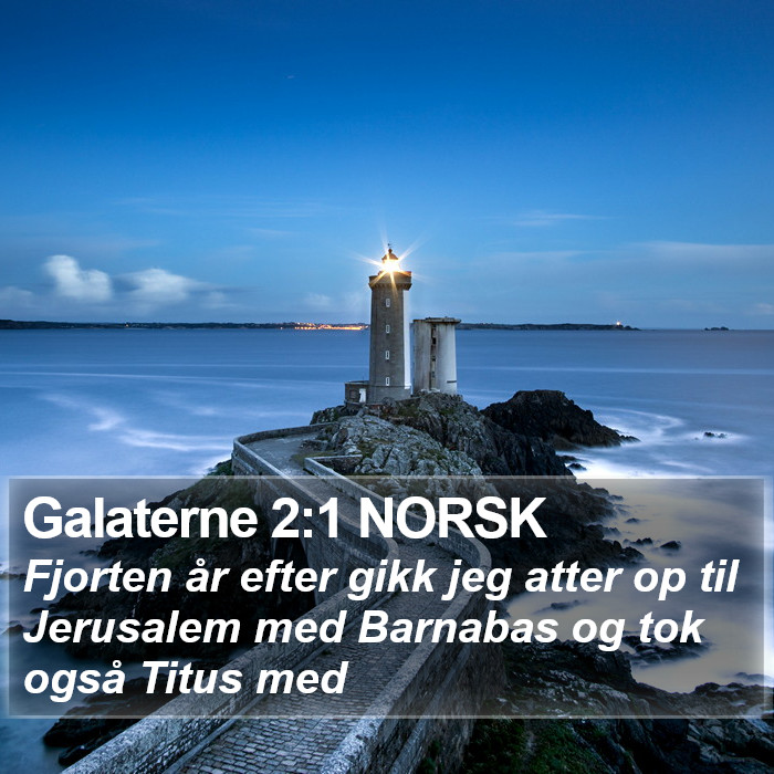 Galaterne 2:1 NORSK Bible Study