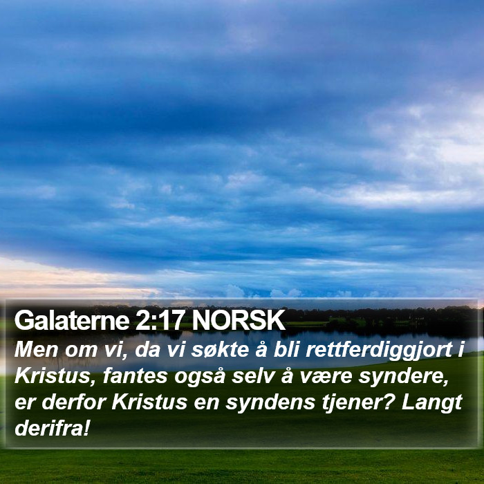 Galaterne 2:17 NORSK Bible Study