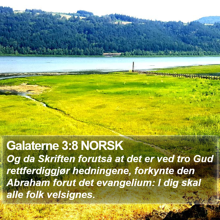 Galaterne 3:8 NORSK Bible Study