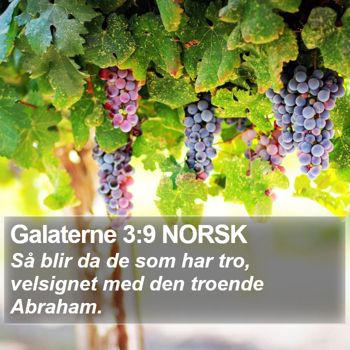 Galaterne 3:9 NORSK Bible Study