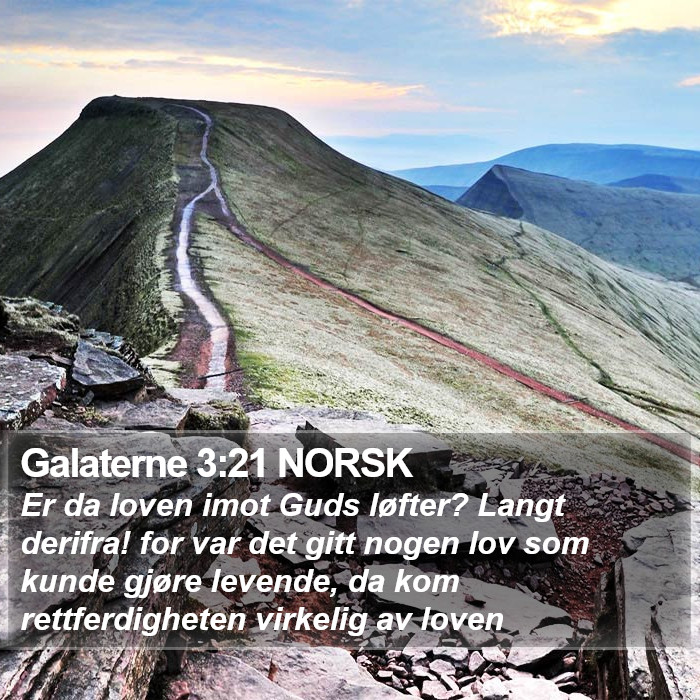 Galaterne 3:21 NORSK Bible Study