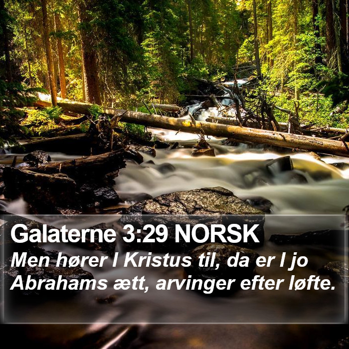 Galaterne 3:29 NORSK Bible Study