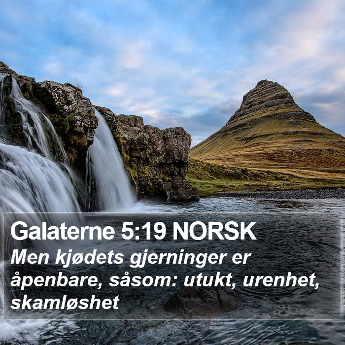 Galaterne 5:19 NORSK Bible Study