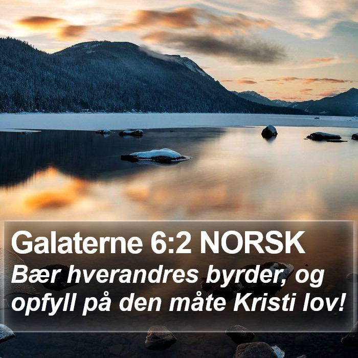 Galaterne 6:2 NORSK Bible Study