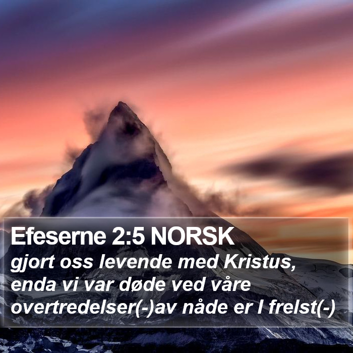 Efeserne 2:5 NORSK Bible Study