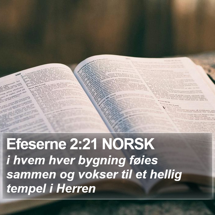 Efeserne 2:21 NORSK Bible Study