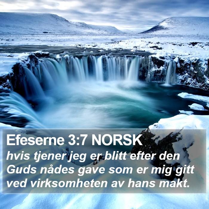 Efeserne 3:7 NORSK Bible Study