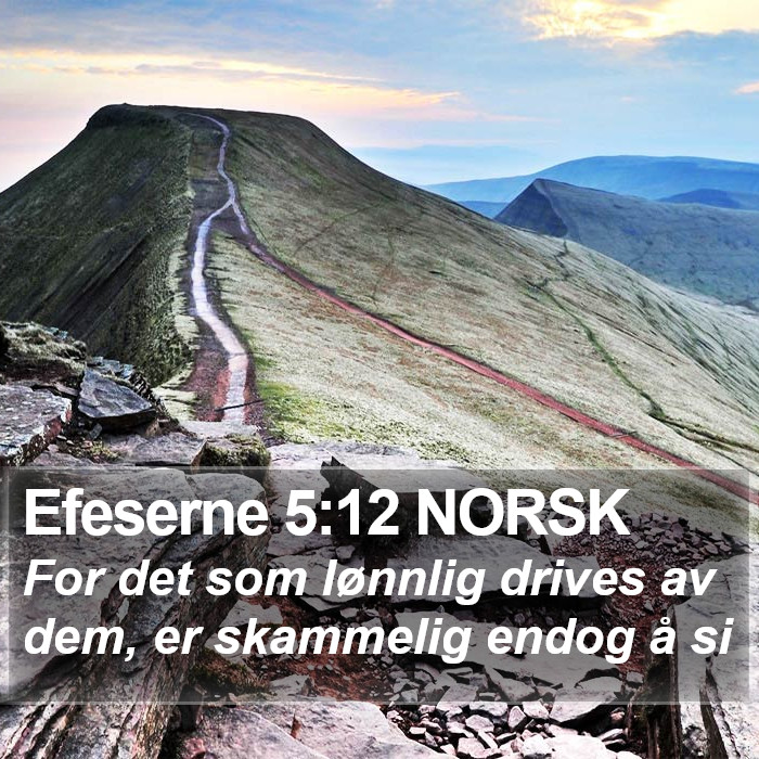 Efeserne 5:12 NORSK Bible Study