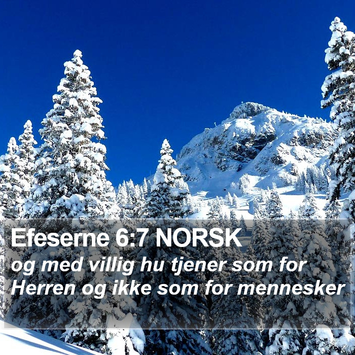 Efeserne 6:7 NORSK Bible Study