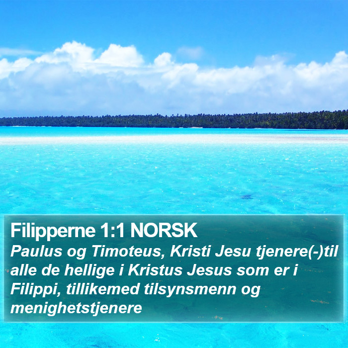 Filipperne 1:1 NORSK Bible Study