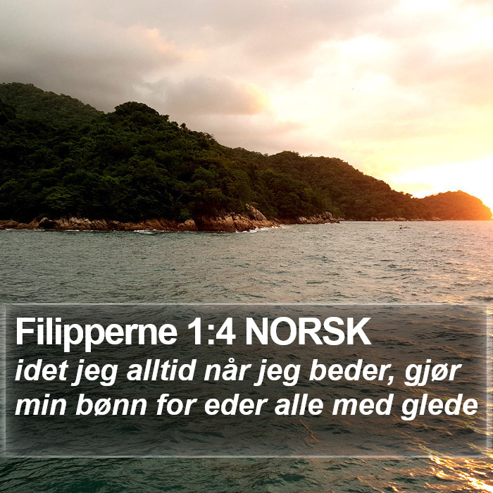 Filipperne 1:4 NORSK Bible Study