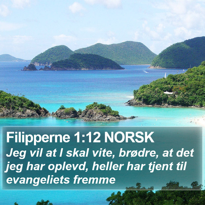 Filipperne 1:12 NORSK Bible Study