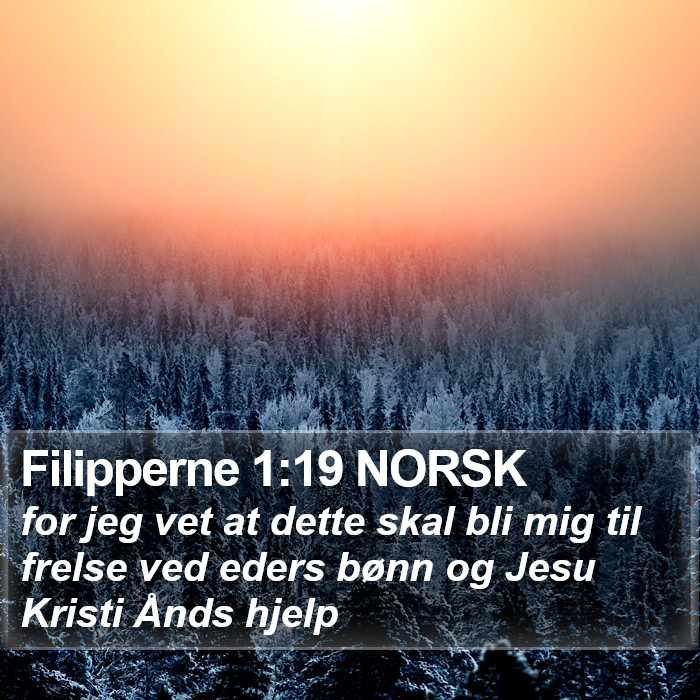 Filipperne 1:19 NORSK Bible Study