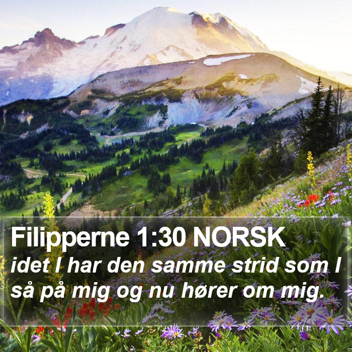 Filipperne 1:30 NORSK Bible Study