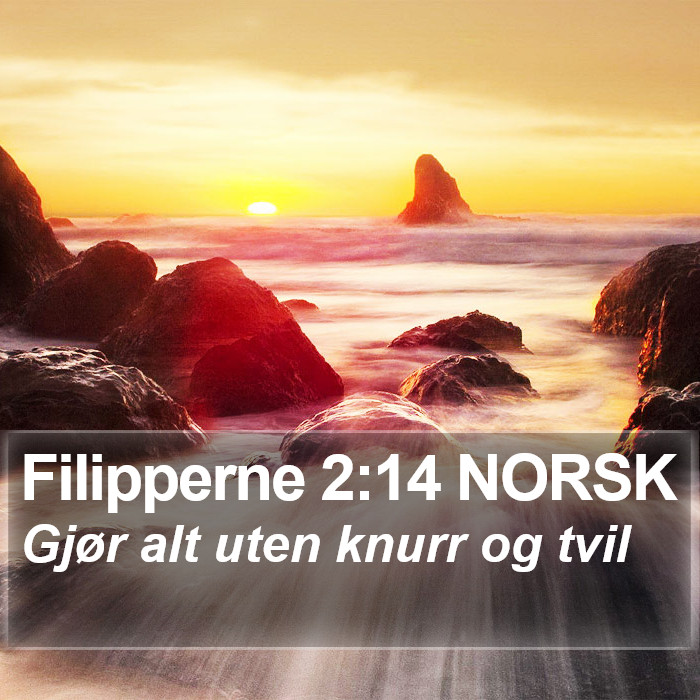 Filipperne 2:14 NORSK Bible Study