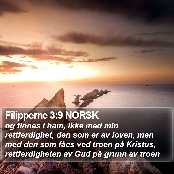 Filipperne 3:9 NORSK Bible Study