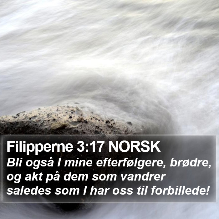 Filipperne 3:17 NORSK Bible Study
