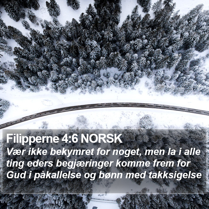 Filipperne 4:6 NORSK Bible Study