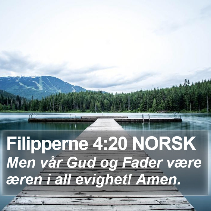 Filipperne 4:20 NORSK Bible Study