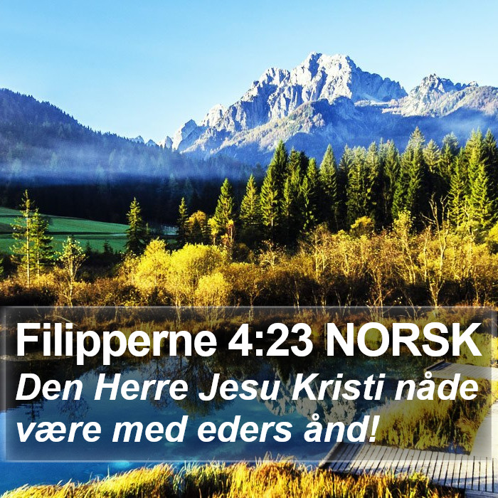 Filipperne 4:23 NORSK Bible Study