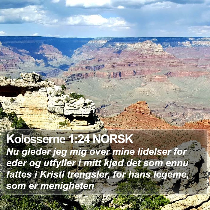 Kolosserne 1:24 NORSK Bible Study