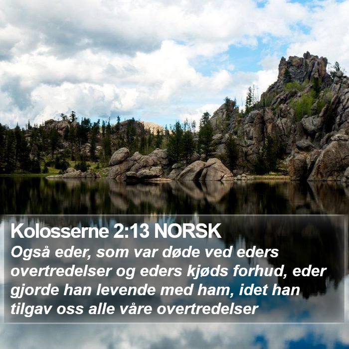 Kolosserne 2:13 NORSK Bible Study