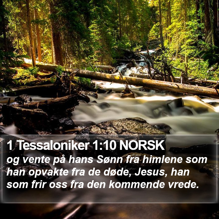 1 Tessaloniker 1:10 NORSK Bible Study