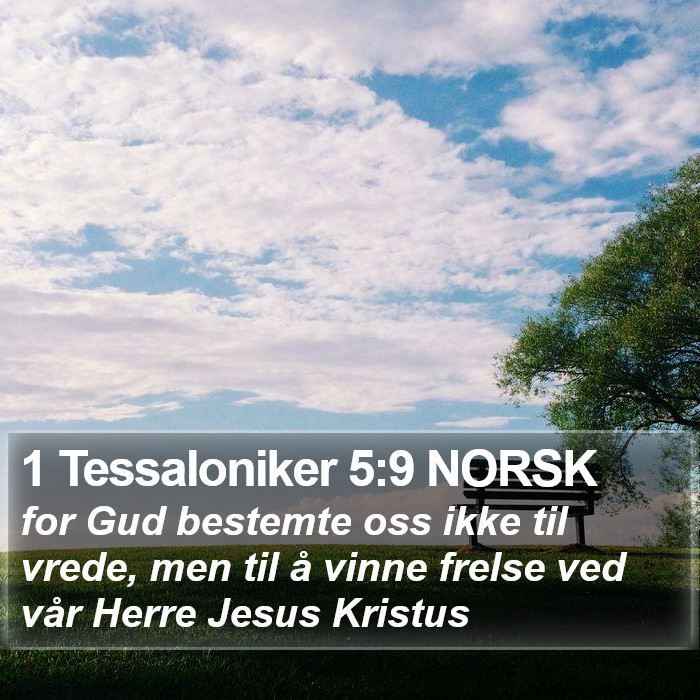 1 Tessaloniker 5:9 NORSK Bible Study