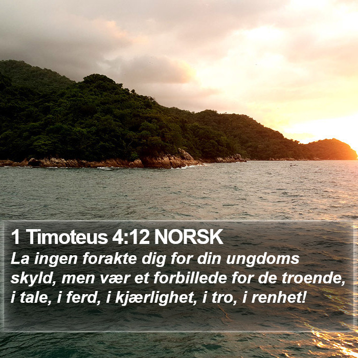 1 Timoteus 4:12 NORSK Bible Study