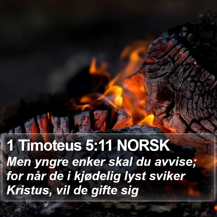 1 Timoteus 5:11 NORSK Bible Study