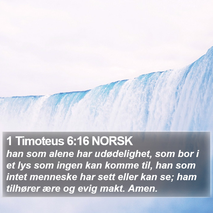 1 Timoteus 6:16 NORSK Bible Study