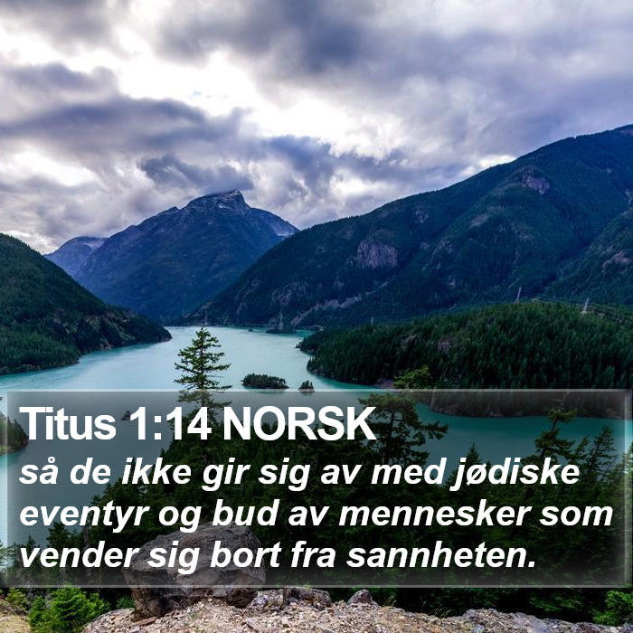 Titus 1:14 NORSK Bible Study