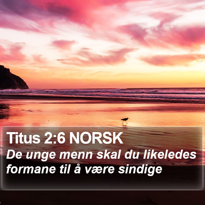 Titus 2:6 NORSK Bible Study
