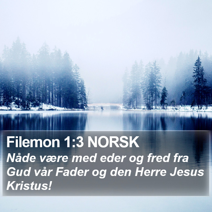 Filemon 1:3 NORSK Bible Study