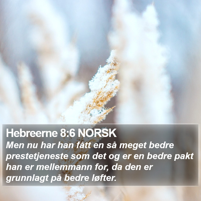 Hebreerne 8:6 NORSK Bible Study
