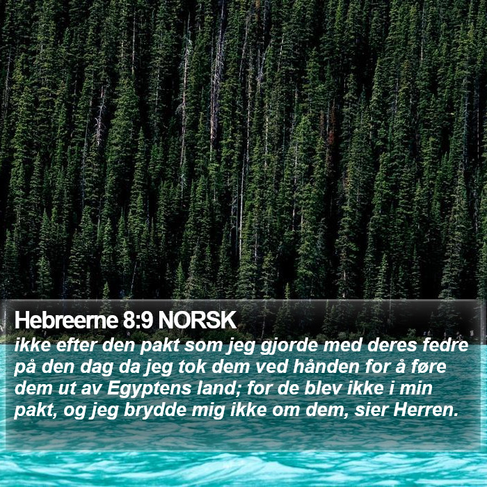 Hebreerne 8:9 NORSK Bible Study