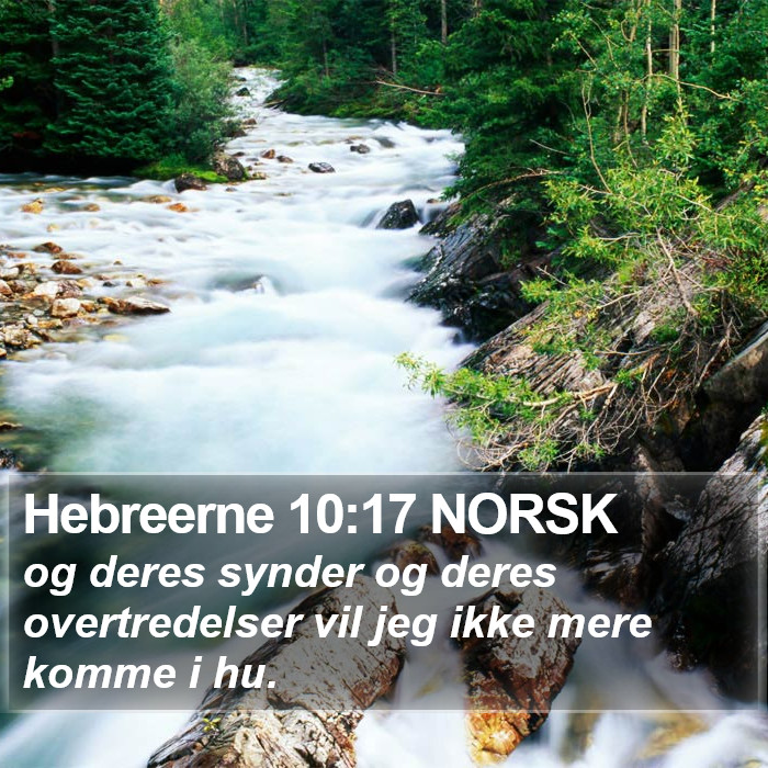 Hebreerne 10:17 NORSK Bible Study