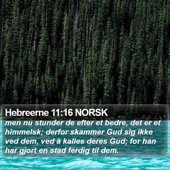 Hebreerne 11:16 NORSK Bible Study