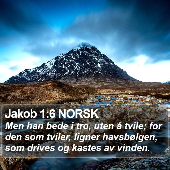 Jakob 1:6 NORSK Bible Study