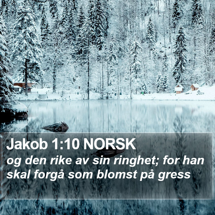 Jakob 1:10 NORSK Bible Study