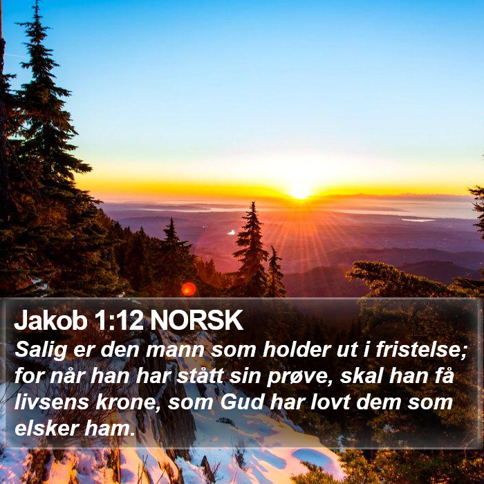 Jakob 1:12 NORSK Bible Study