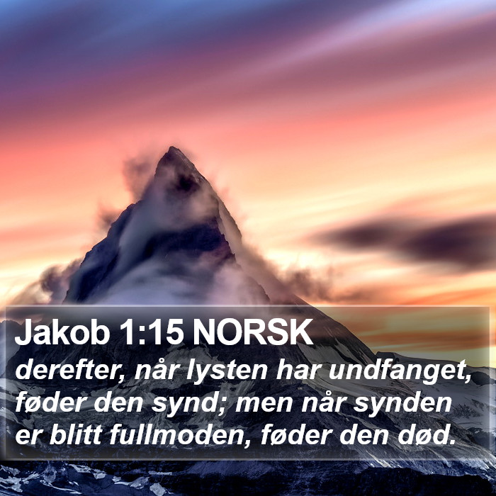 Jakob 1:15 NORSK Bible Study