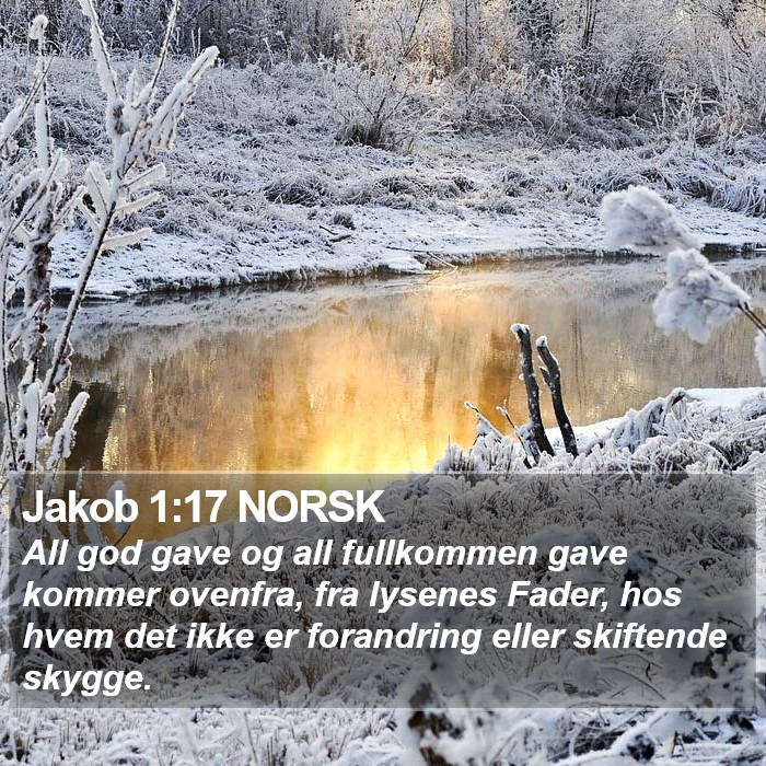 Jakob 1:17 NORSK Bible Study