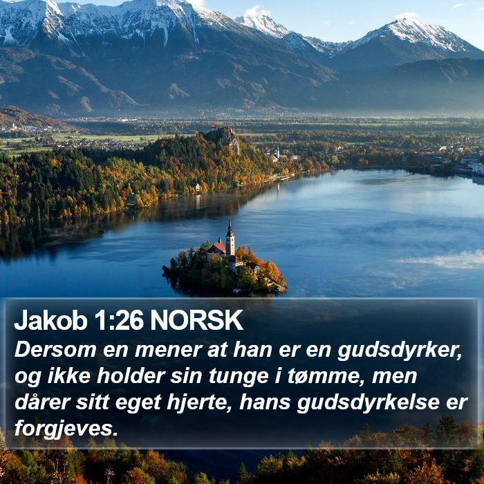 Jakob 1:26 NORSK Bible Study