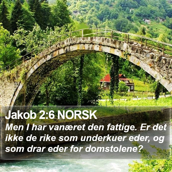 Jakob 2:6 NORSK Bible Study