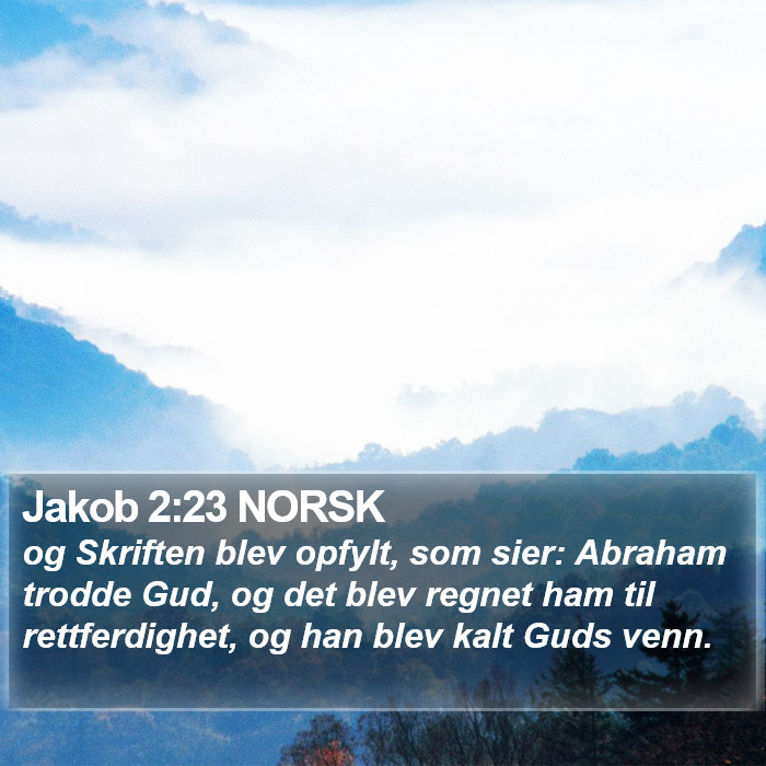 Jakob 2:23 NORSK Bible Study