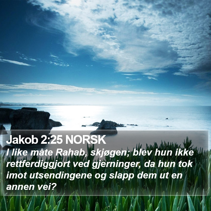 Jakob 2:25 NORSK Bible Study