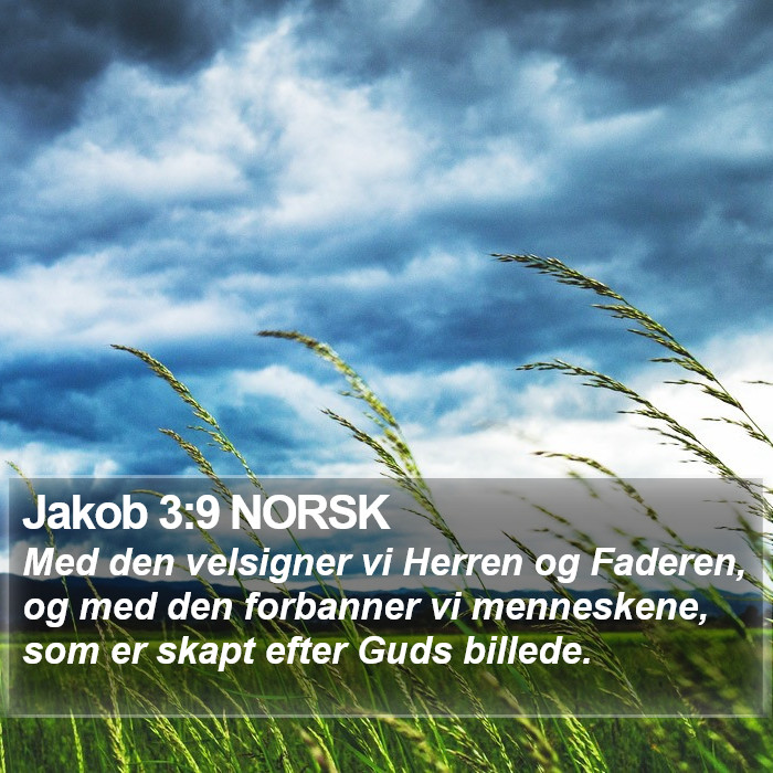 Jakob 3:9 NORSK Bible Study