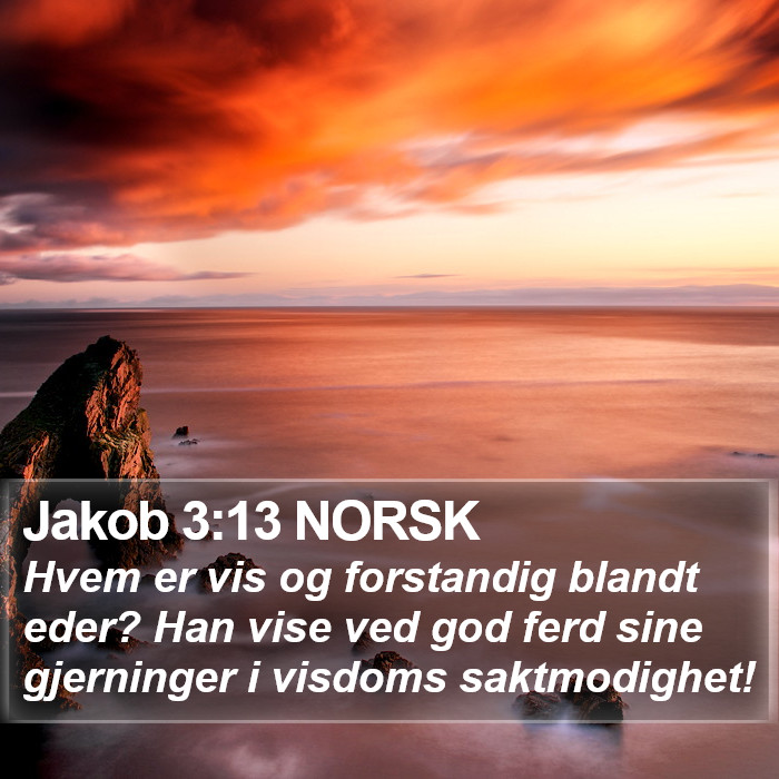 Jakob 3:13 NORSK Bible Study