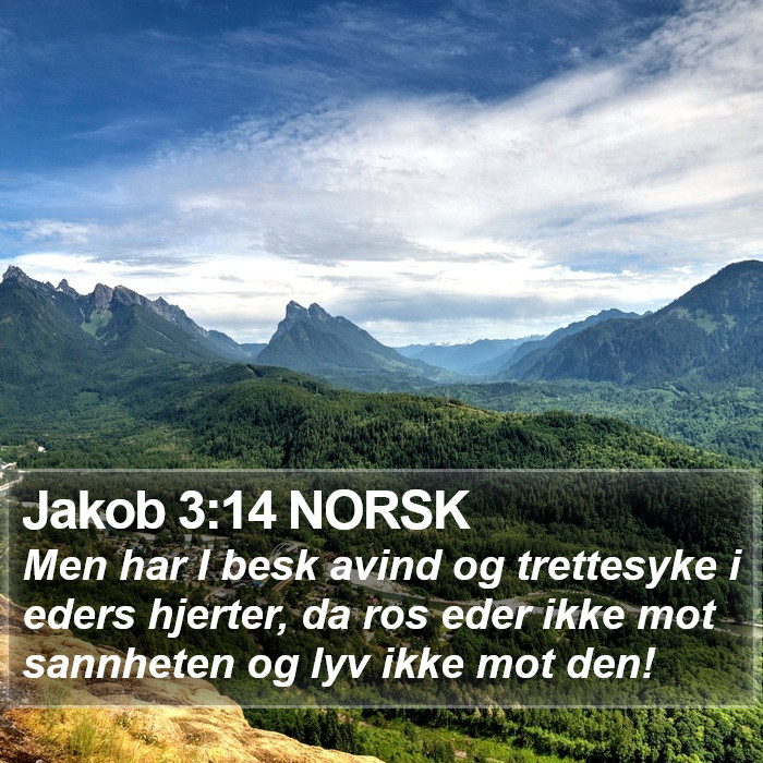 Jakob 3:14 NORSK Bible Study